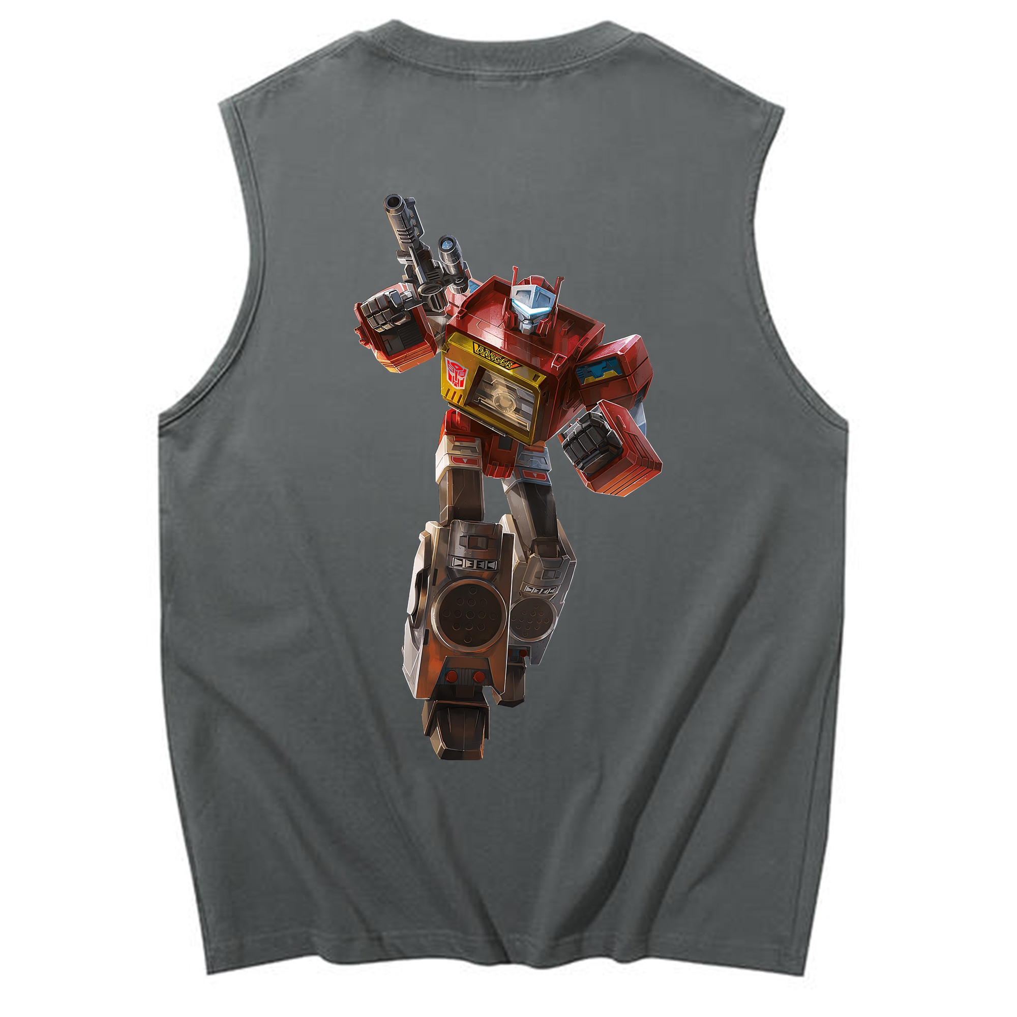 （画像用） Transformers トランスフォーマー コットン100％タンクトップ（背面プリント）